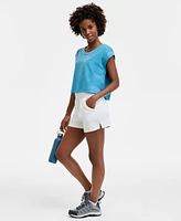 Id Ideology Women's Relaxed-Fit Pull-On Shorts, Exclusively at Macy's