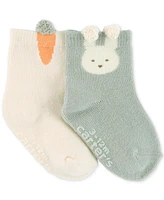 Carter's Baby Easter Bunny & Carrot Sock Booties, Pack of 2