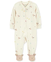 Carter's Baby Bunny Cotton Sleep & Play 1-Piece Footed Coverall