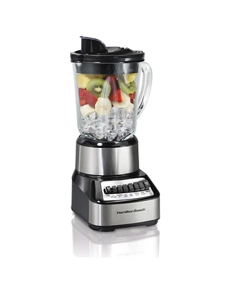 Multi-Function Kitchen Countertop Blender with Glass Pitcher for Smoothies and More