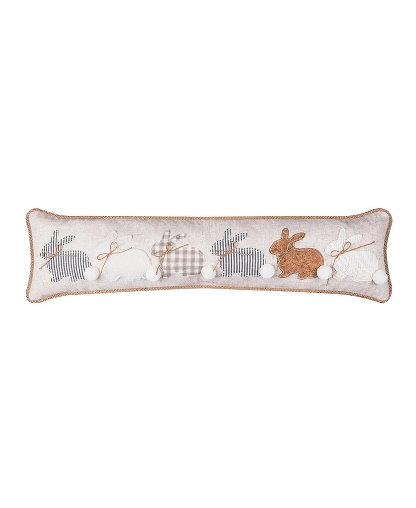 Multi Rabbit Line Up Pillow