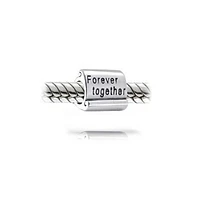 Bling Jewelry Love Family Couples Mantra Charm Bead Sterling Silver for European Bracelet