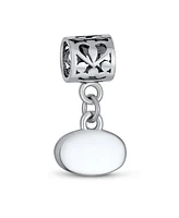 Bling Jewelry Graduate Dangle Charm Bead Sterling Silver for European Bracelet