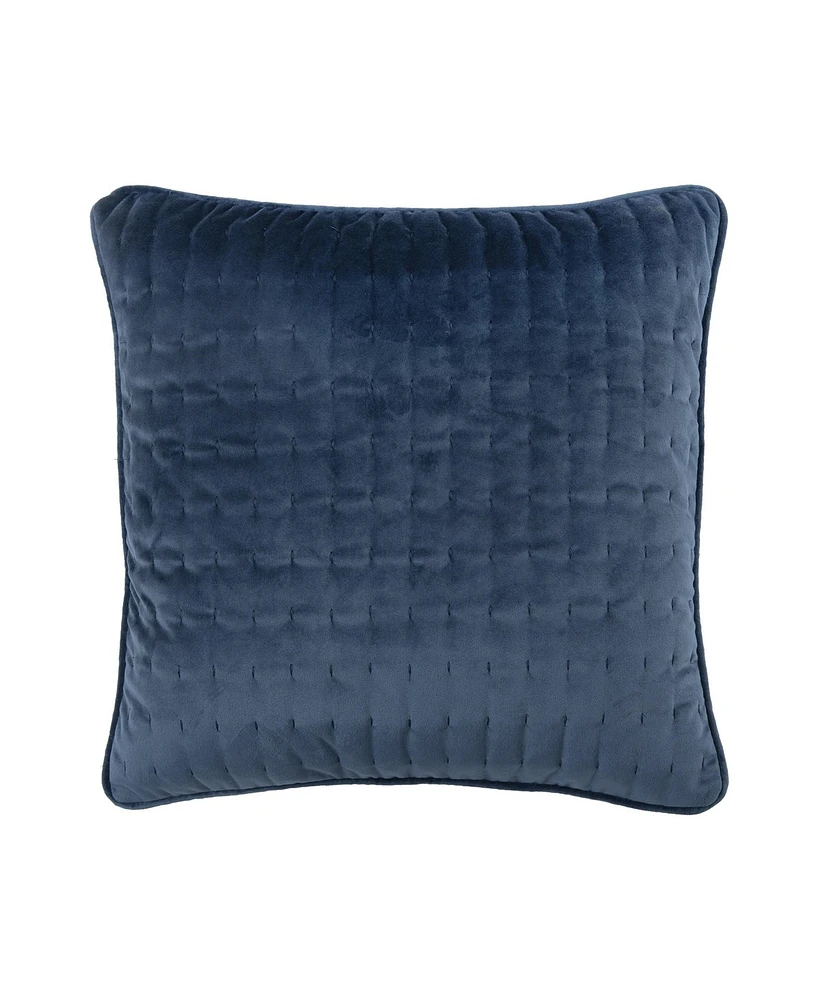 18" x 18" Lapis Velvet Throw Pillow