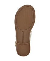 Tommy Hilfiger Women's Carree T-Strap Flat Sandals