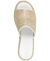 Karl Lagerfeld Paris Women's Calvina Slide Wedge Sandals