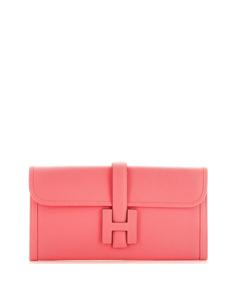 Pre-Owned HERMES 29 Jige Elan Clutch Epsom