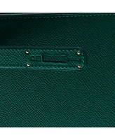 Pre-Owned HERMES Kelly 32 Handbag Green Epsom with Palladium Hardware