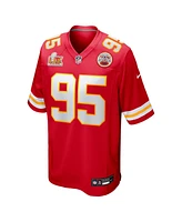 Nike Men's Chris Jones Red Kansas City Chiefs Super Bowl Lix Game Jersey