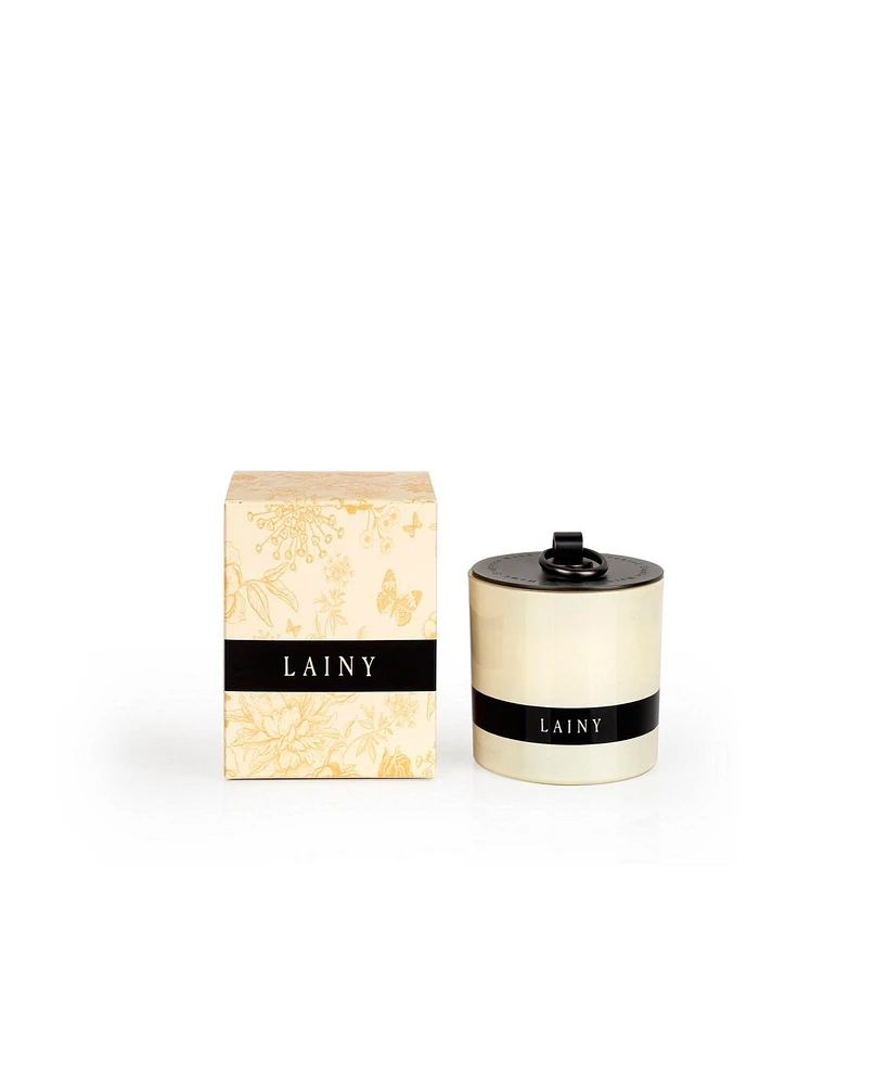 Lainy Home Vanilla Amber Scent 3-Wick Candle, 12.35 oz.