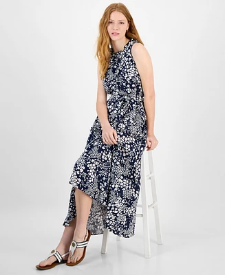 Tommy Hilfiger Women's Floral-Print Maxi Dress