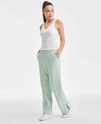Id Ideology Women's Straight-Leg Pull-On Pants, Created for Macy's