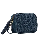 Patricia Nash Josie Woven Denim Small Crossbody