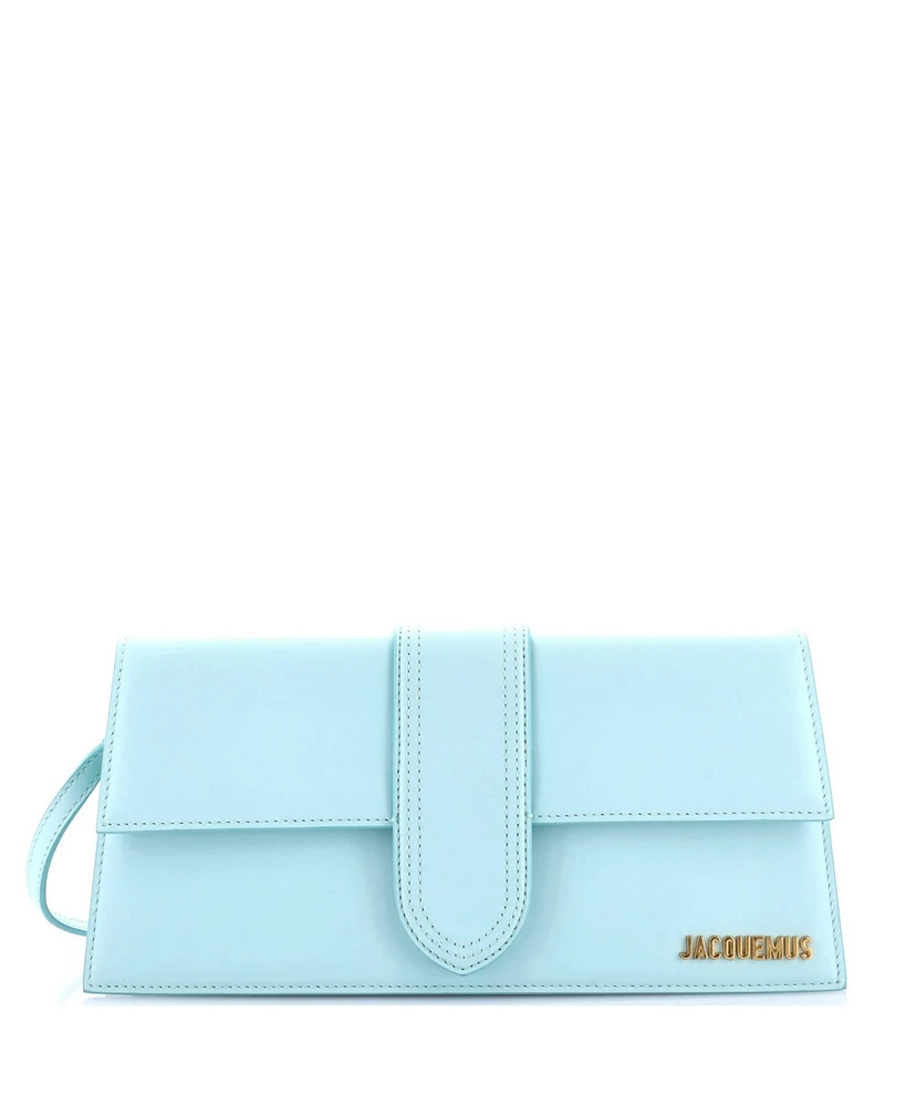 Pre-Owned Jacquemus Long Le Bambino Top Handle Flap Bag Leather