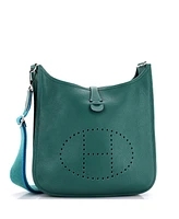 Pre-Owned HERMES Pm Evelyne Bag Gen Iii Clemence