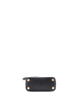 Pre-Owned Balenciaga Xxs Logo Ville Bag Leather