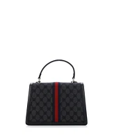 Pre-Owned Balenciaga Small x Gucci The Hacker Project Top Handle Bag Bb Coated Canvas