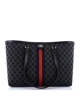 Pre-Owned Balenciaga Medium x Gucci The Hacker Project Tote Bb Canvas