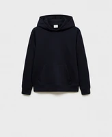Mango Men's Regular-Fit Cotton-Blend Hoodie