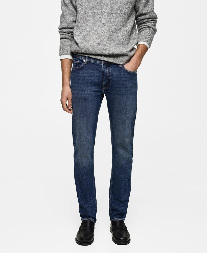 Mango Men's Eu Slim-Fit Jan Jeans