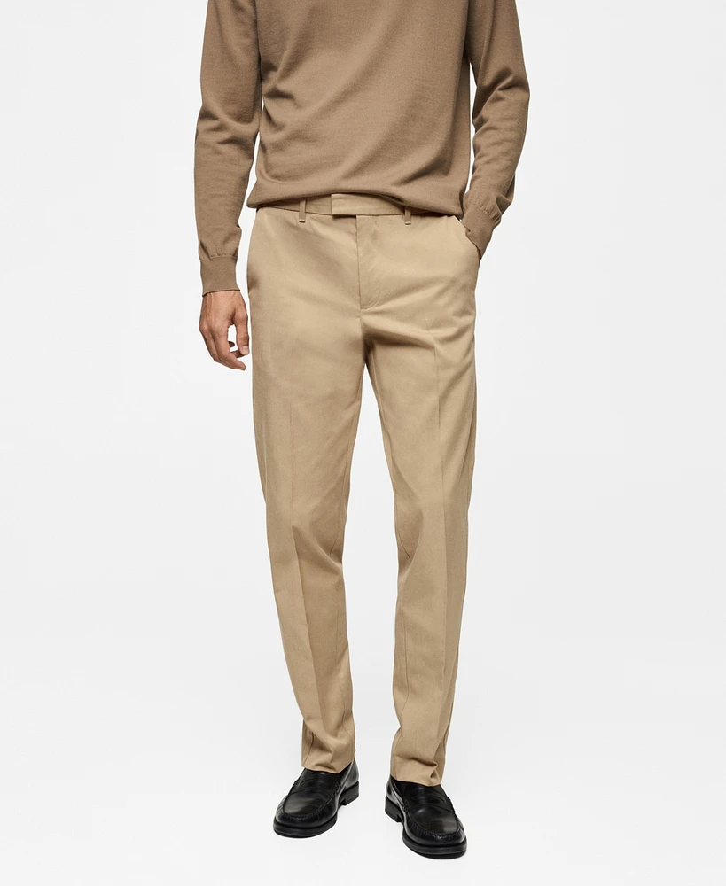 Mango Men's Regular-Fit Pants