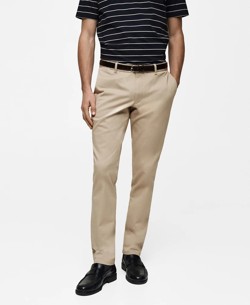 Mango Men's Slim-Fit Serge Chino Trousers