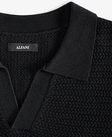 Alfani Men's Textured Polo Shirt, Exclusively at Macy's