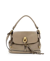 Pre-Owned Chloe Small Owen Flap Bag Leather