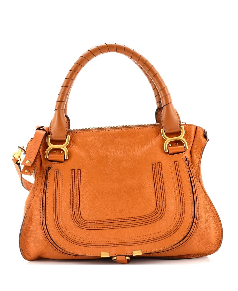 Pre-Owned Chloe Medium Marcie Satchel Leather