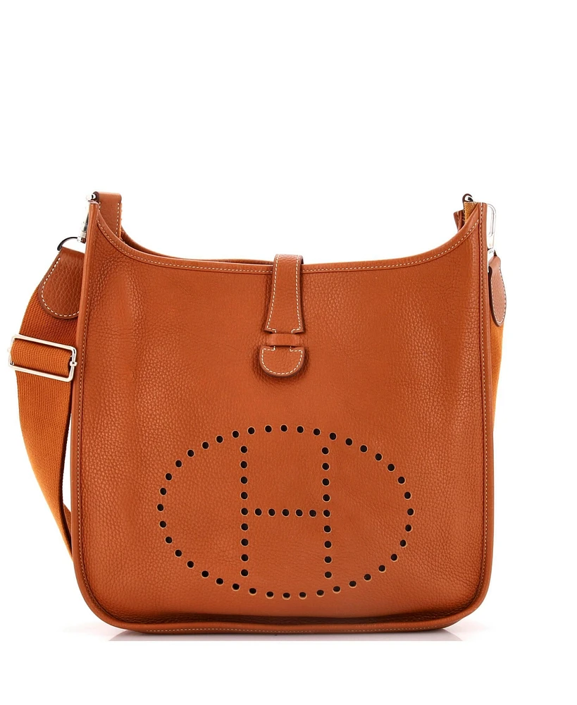 Pre-Owned HERMES Gm Evelyne Bag Gen Iii Clemence