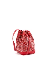 Pre-Owned Goyard Pm Petit Flot Bucket Bag Coated Canvas