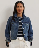 Lauren Ralph Petite Denim Trucker Jacket