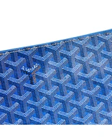 Pre-Owned Goyard Gm Senat Zip Pouch Coated Canvas