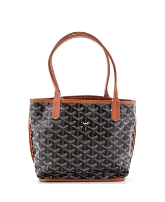 Pre-Owned Goyard Mini Anjou Reversible Tote Coated Canvas