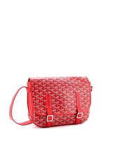 Pre-Owned Goyard Mm Belvedere Messenger Bag Coated Canvas