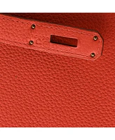 Pre-Owned HERMES Birkin 35 Handbag Red Togo with Gold Hardware