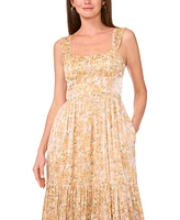 Parker Women's The Adrina Floral-Print Smocked-Back Dress