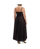 City Chic Plus Ariana Sparkle Maxi Dress