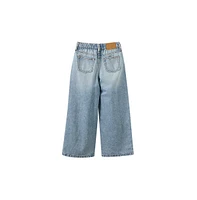 Cotton On Little/Big Girl's Super Wide Leg Denim Jean