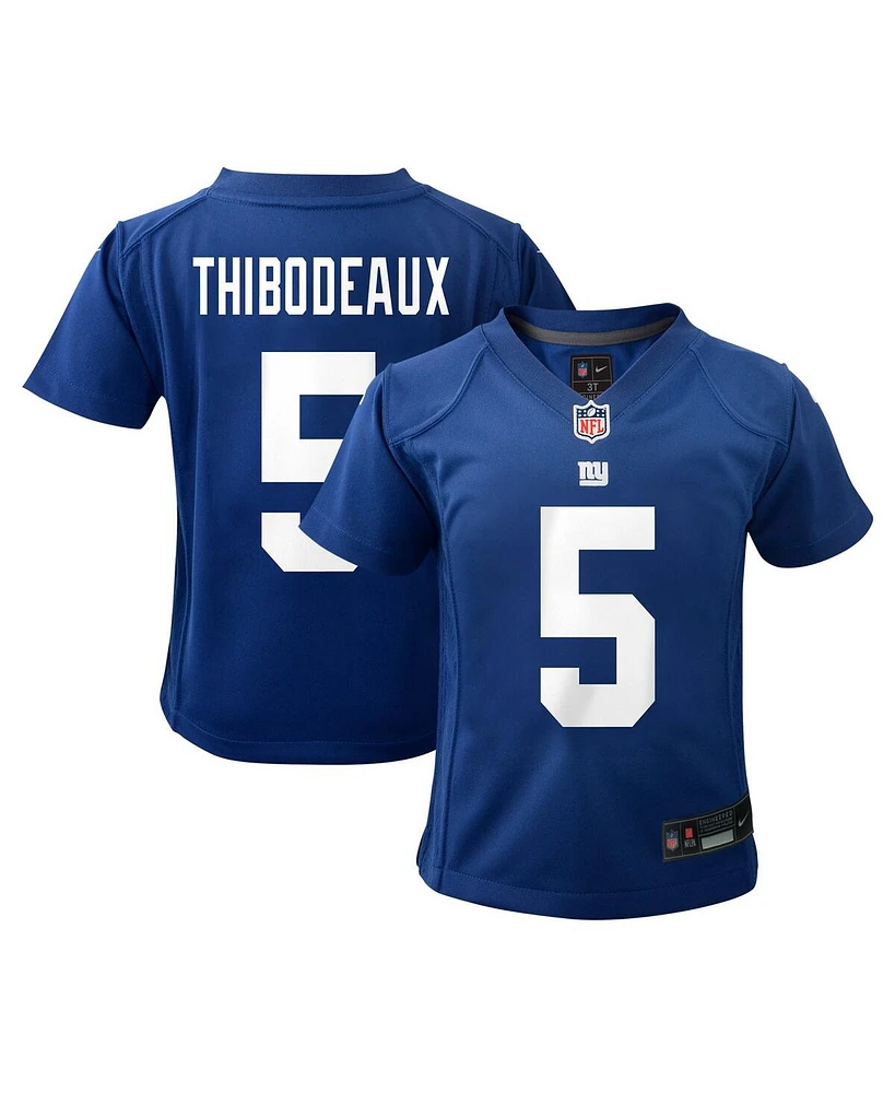 Nike Baby Boys and Girls Kayvon Thibodeaux Royal New York Giants Player Game Jersey