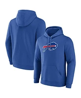 Fanatics Men's Royal Buffalo Bills Primary Logo Fleece Pullover Hoodie