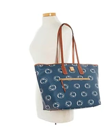 Dooney & Bourke Penn State Nittany Lions Sporty Monogram Large Zip Tote Bag