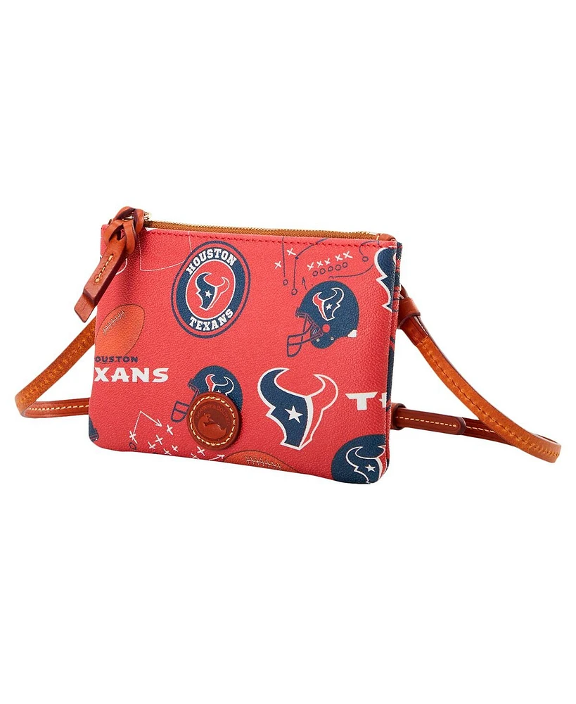 Dooney & Bourke Houston Texans Top Zip Crossbody Purse