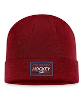 Fanatics Men's Burgundy Colorado Avalanche Authentic Pro Cuffed Knit Hat