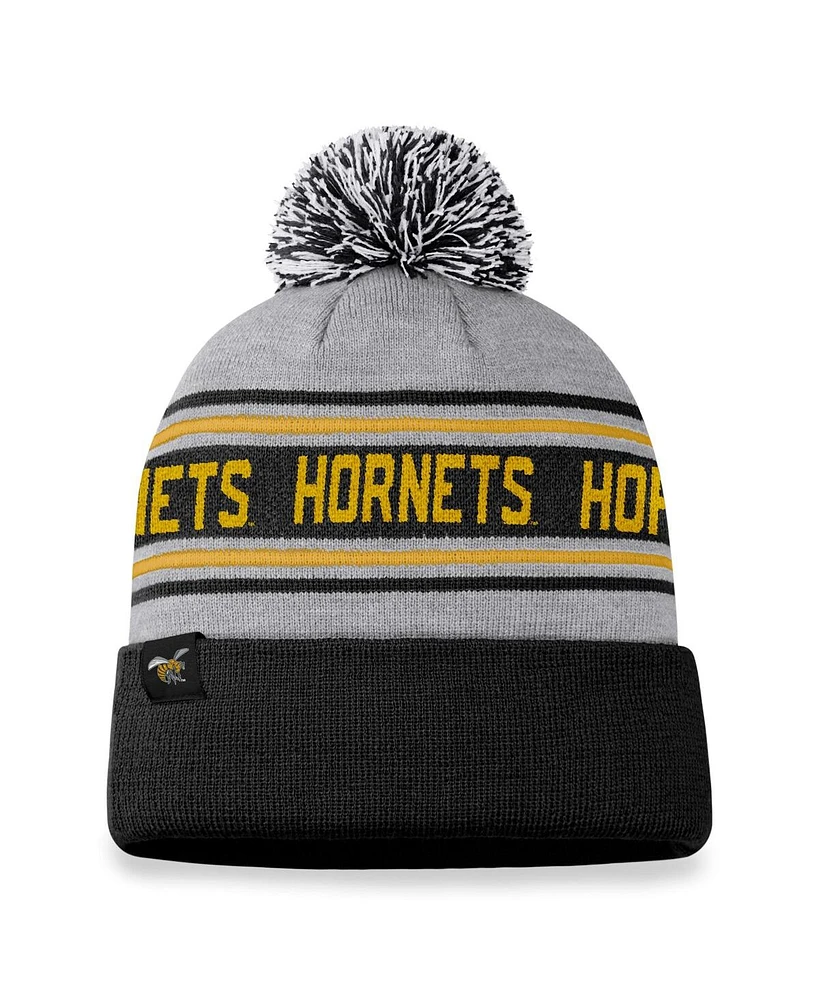 Top of the World Men's Heather Gray Alabama State Hornets Frigid Cuffed Knit Hat with Pom