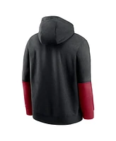 Nike Men's Black/Cardinal Usc Trojans 2024 Sideline Club Pullover Hoodie