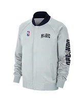 Nike Men's Silver Orlando Magic 2024/25 City Edition Authentic Showtime Performance Full-Zip Jacket