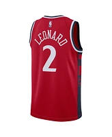 Jordan Men's and Women's Kawhi Leonard Red La Clippers 2024/25 Swingman Jersey - Statement Edition