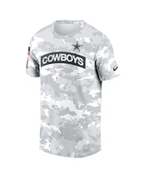 Nike Men's White Dallas Cowboys 2024 Salute To Service Big Tall Performance T-Shirt