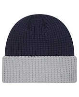 New Era Men's Navy Dallas Cowboys Waffled Cuffed Knit Hat